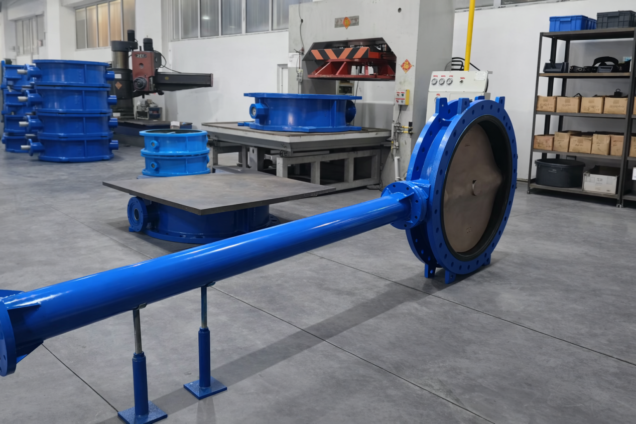 YIFA extended-stem butterfly valve